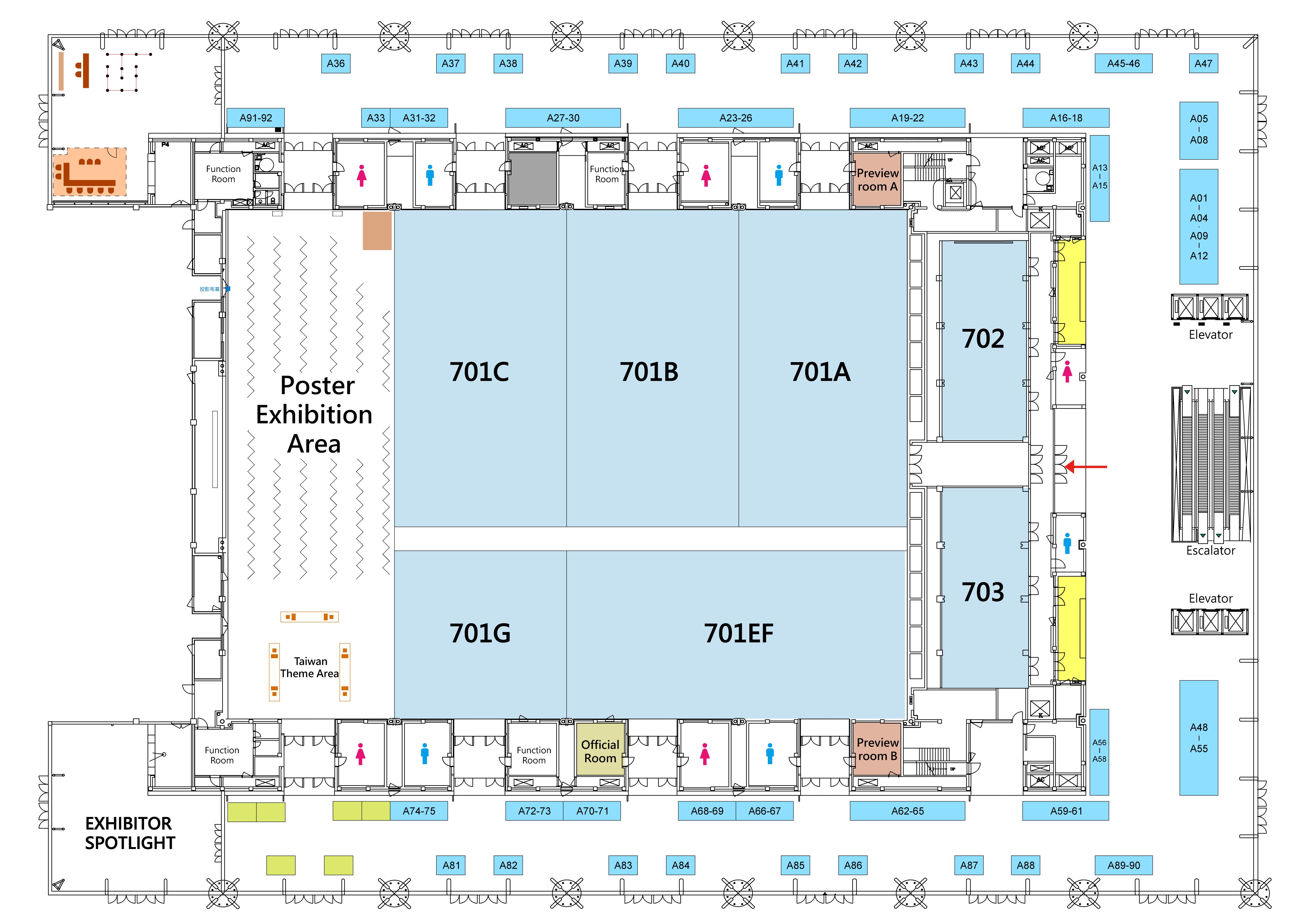 Poster Pick-up Desk Location